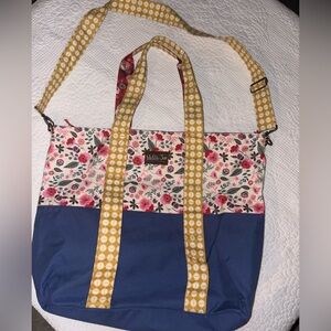 Matilda Jane Floral and Blue Baby Bag
